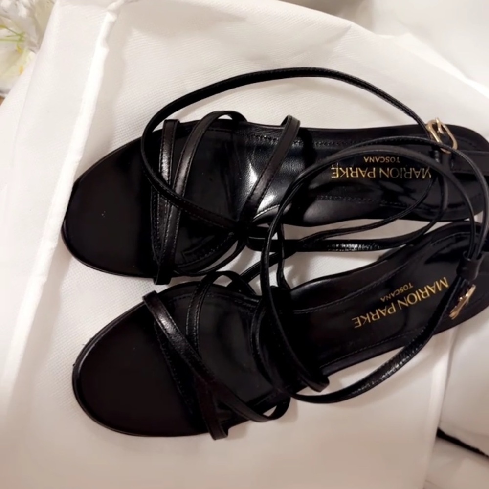 MARION PARKE RAINA SANDALS NAPPA black shoes - Picture 6 of 6
